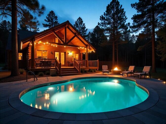 Broken Bow cabins with pool