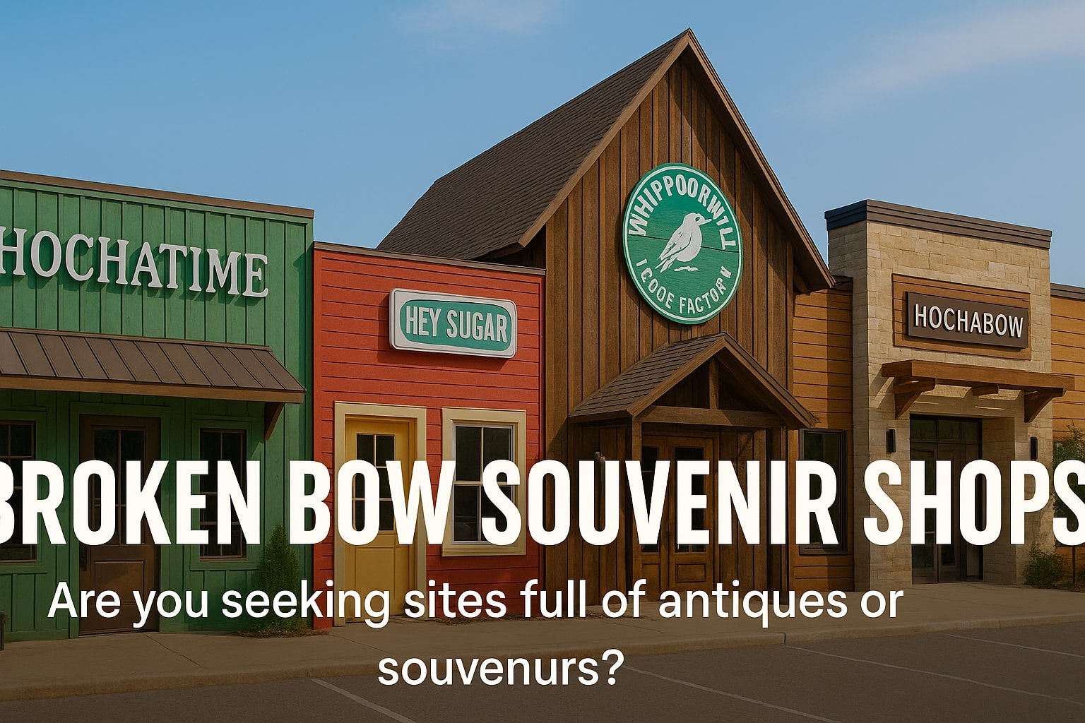 Broken Bow souvenir shop