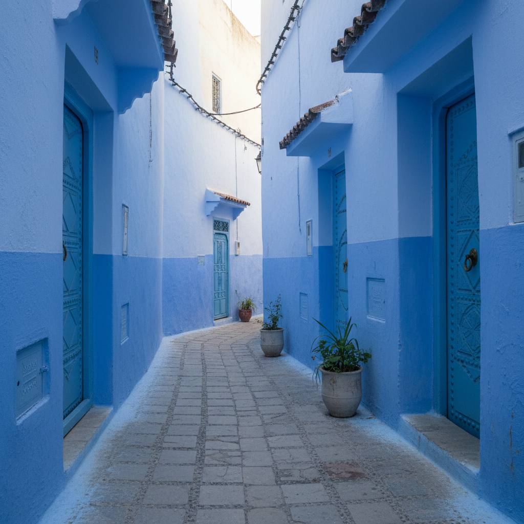 blue city morocco