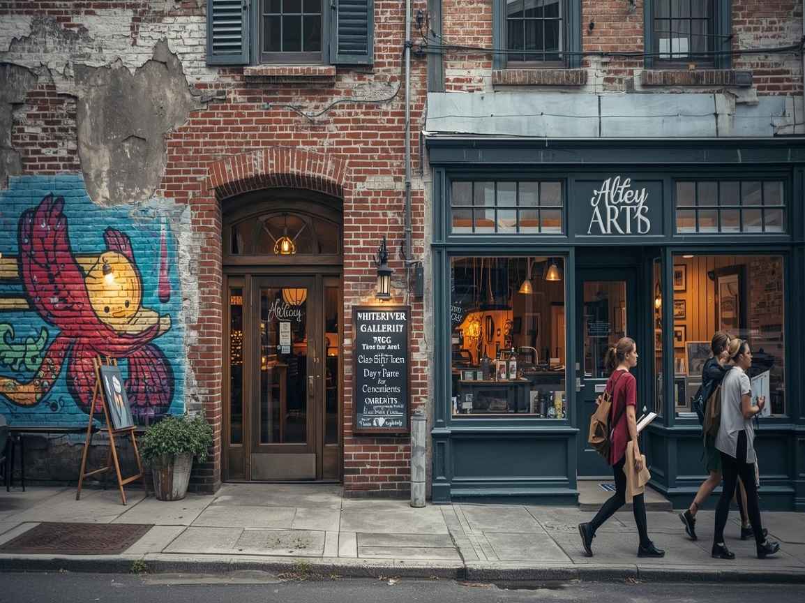 Arts district in White River Junction VT