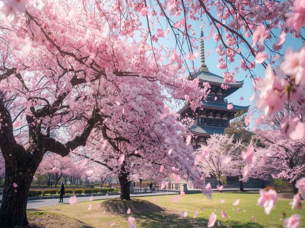 Cherry blossom at Maruyama Park Kyoto