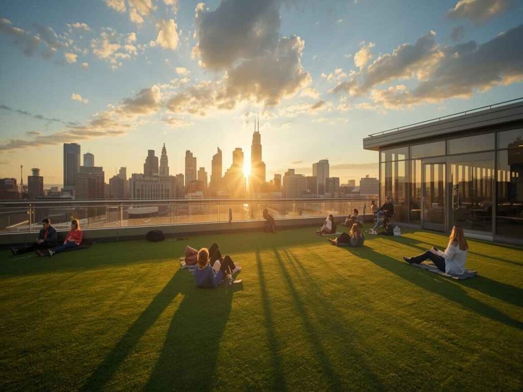 Philadelphia Rooftop Cira Green: Rooftop Park in Philadelphia