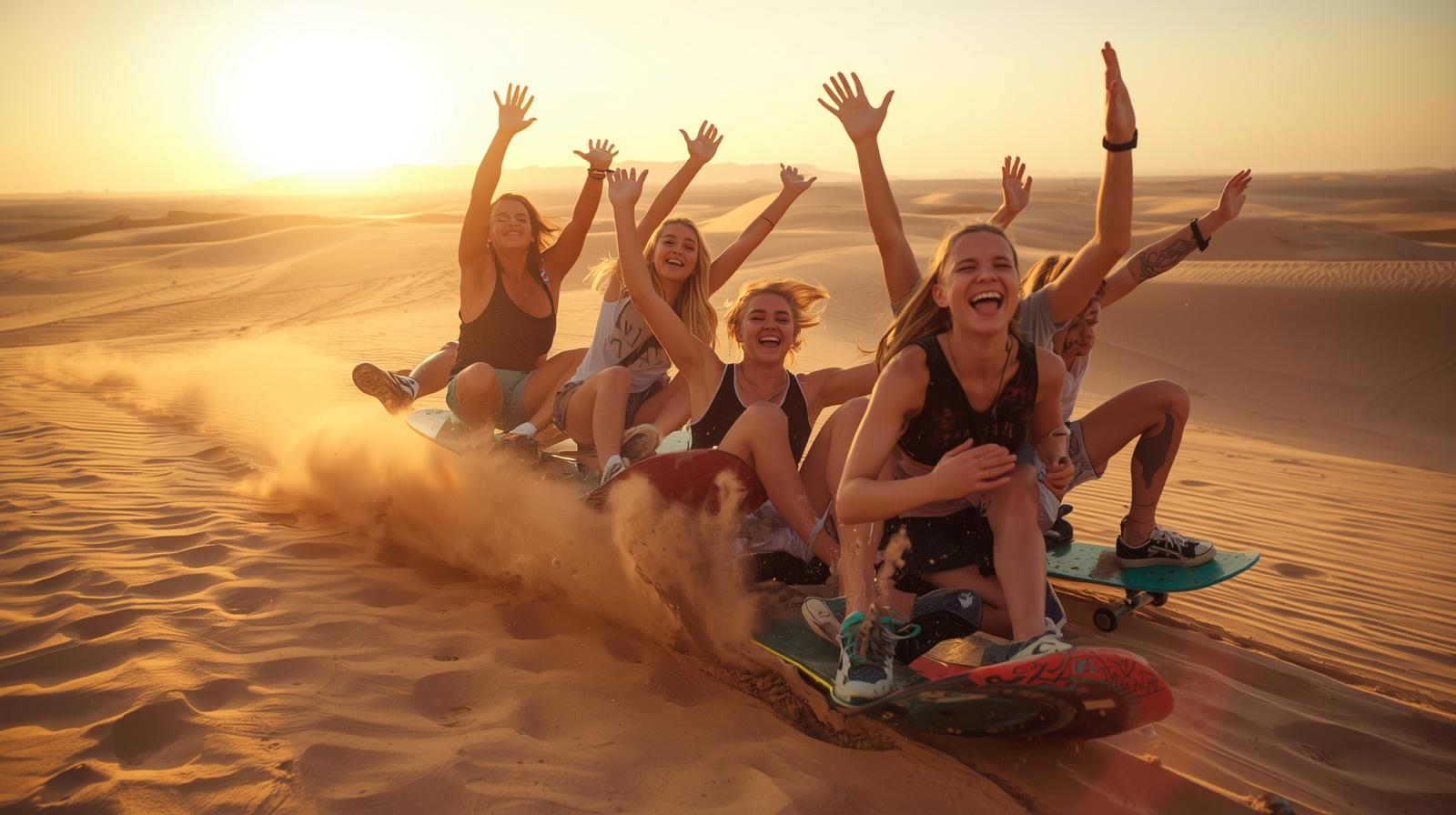 adventure tour on desert dunes